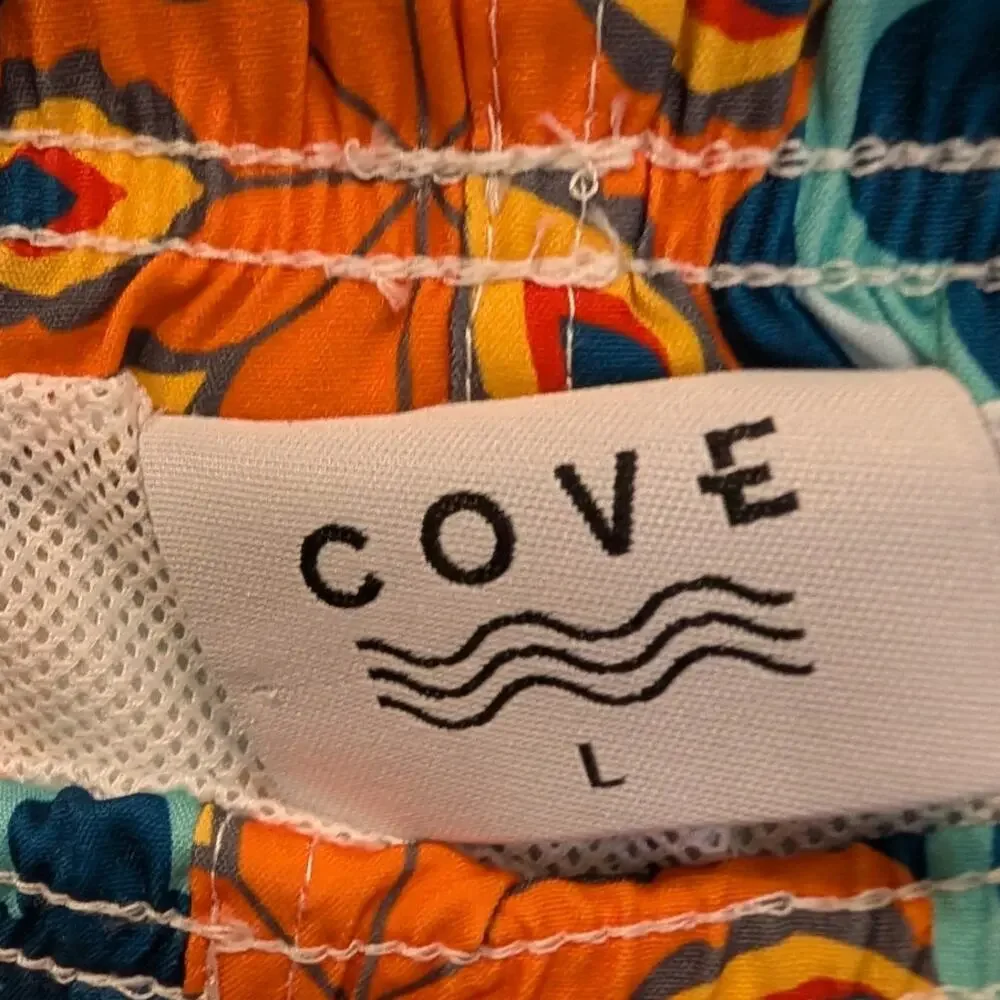 COVE Australia Swim Trunks Lined Stretch Beach Pool Travel Vacation - Size L